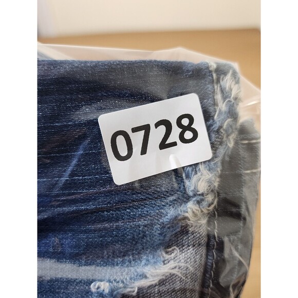 BKE Payton Jeans Womens 30 Stretch Blue Denim Pants 34x30 Distressed Flared - Picture 13 of 13
